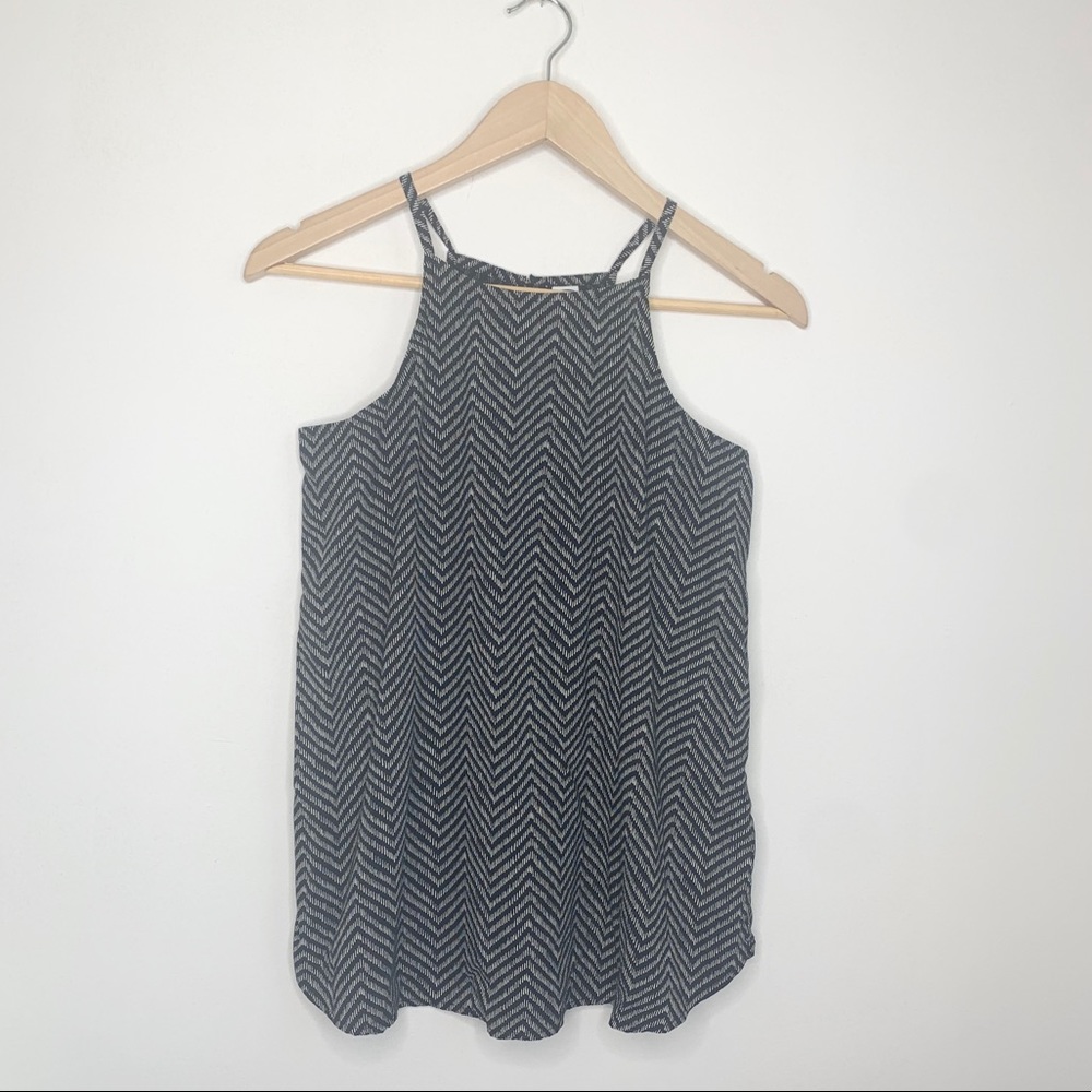 Old Navy sleeveless blouse, black, size small